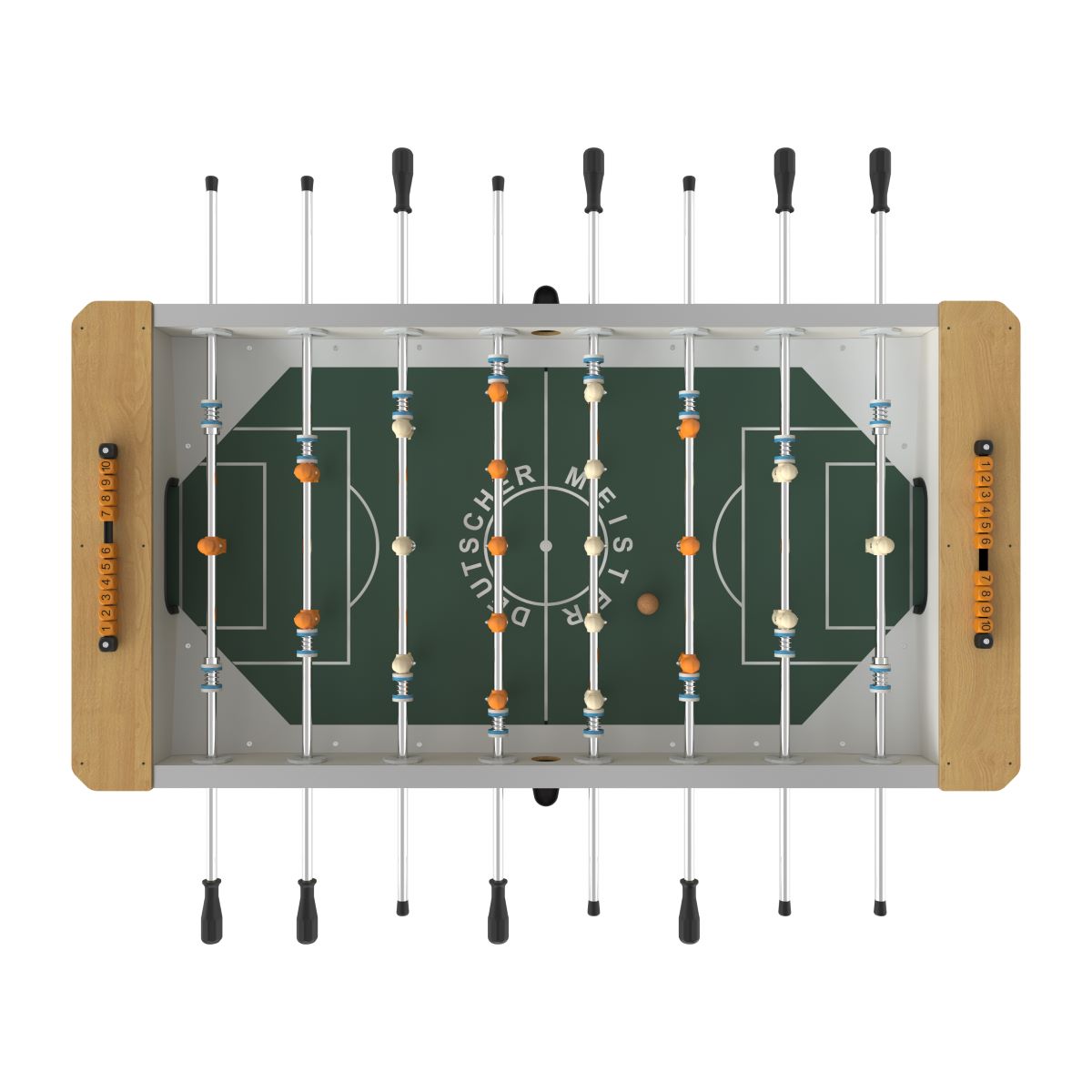 Tischkicker Deutscher Meister DELUXE, Buche – Bild 3