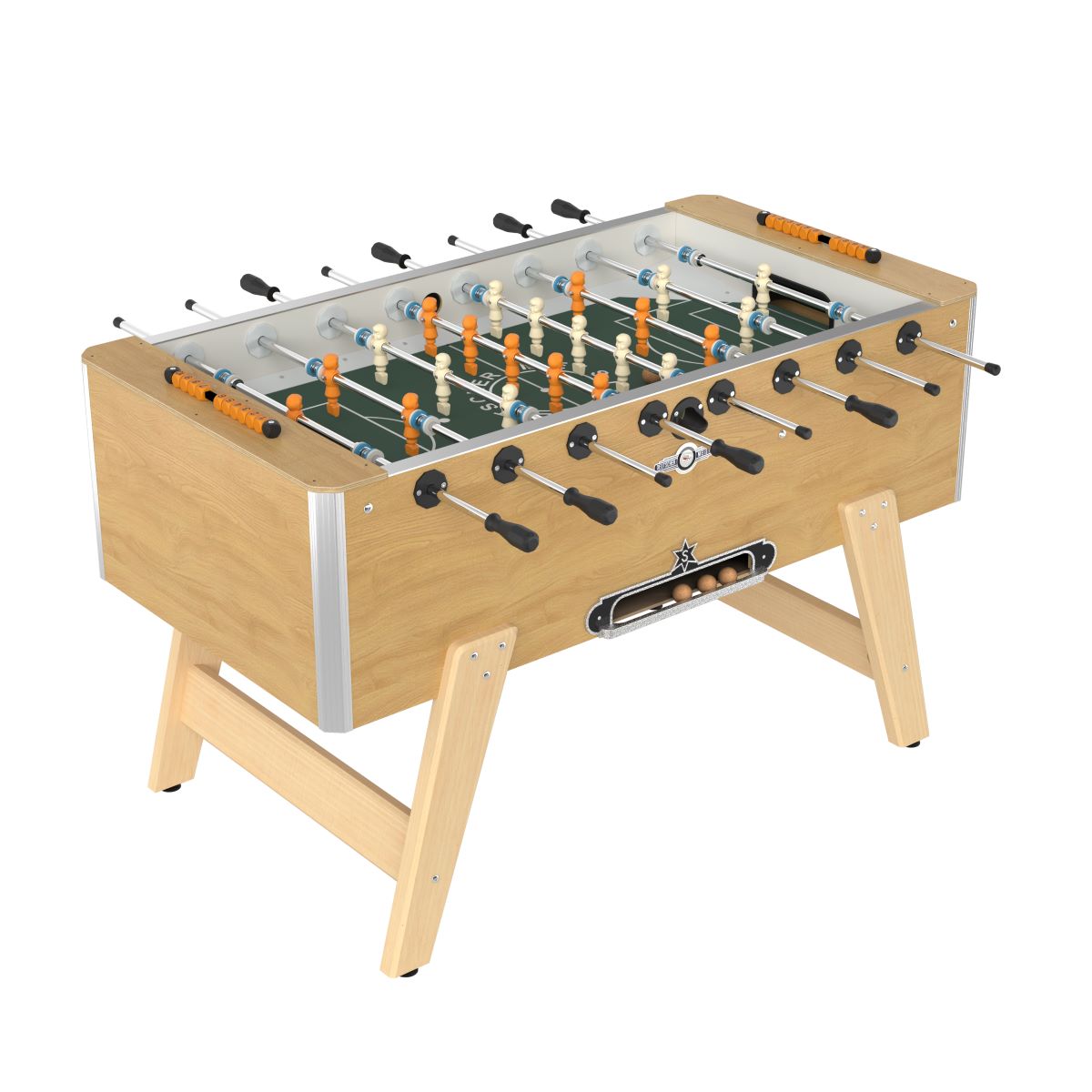 Tischkicker Deutscher Meister DELUXE, Buche