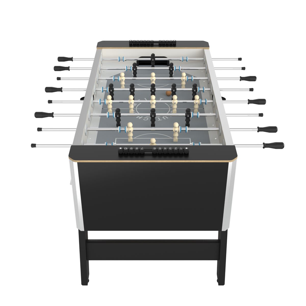 Tischkicker Deutscher Meister DELUXE Schwarz – Bild 4