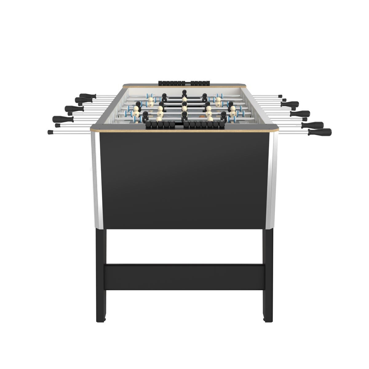 Tischkicker Deutscher Meister DELUXE Schwarz – Bild 3