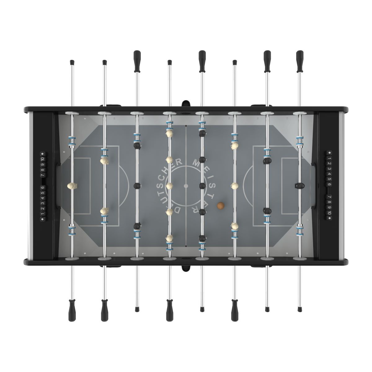 Tischkicker Deutscher Meister PRIMALINE, Schwarz – Bild 2