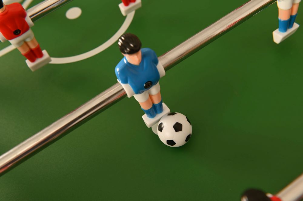 Kinder Tischkicker klappbar, Ahorn – Bild 4