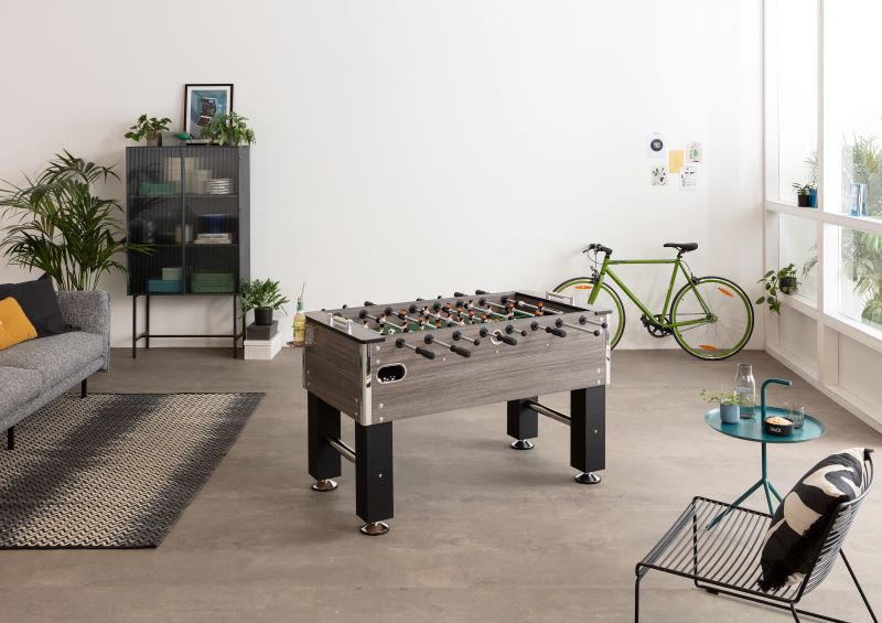 Tischkicker Profi Soccer DELUXE, GRAU – Bild 2