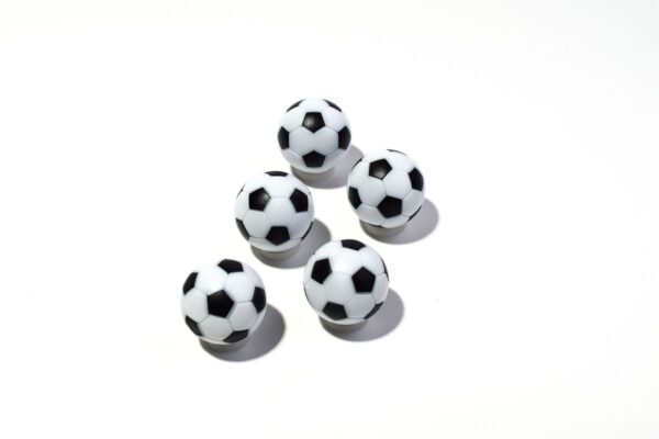 Kickerball-10er Set | TRADITION, weiss-schwarz, Ø 29mm – Bild 3