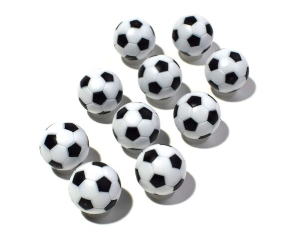Kickerball-Set | TRADITION, weiss-schwarz, Ø 35mm – Bild 2