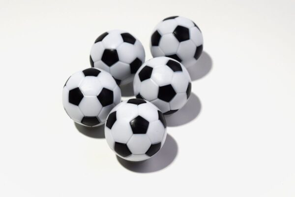 Kickerball-Set | TRADITION, weiss-schwarz, Ø 35mm