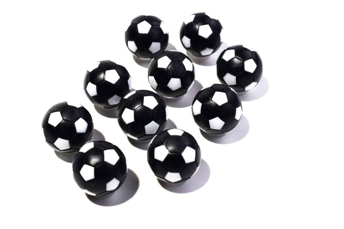 Kickerball-Set | CLUB, schwarz-weiss, Ø 35mm – Bild 3