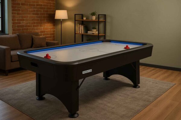 Airhockey Tisch MONTREAL, klappbar mit LED Beleuchtung_02